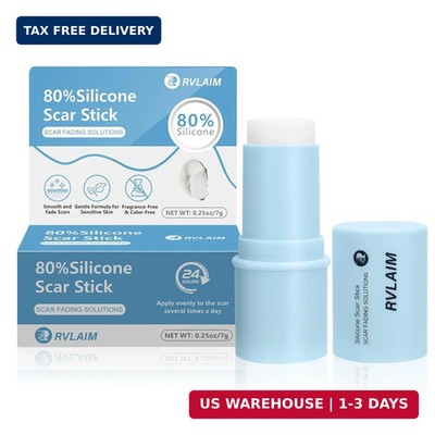 Silicone Scar Stick, 80% Silicone Stick for Face and Body. Silicone Stick for Re