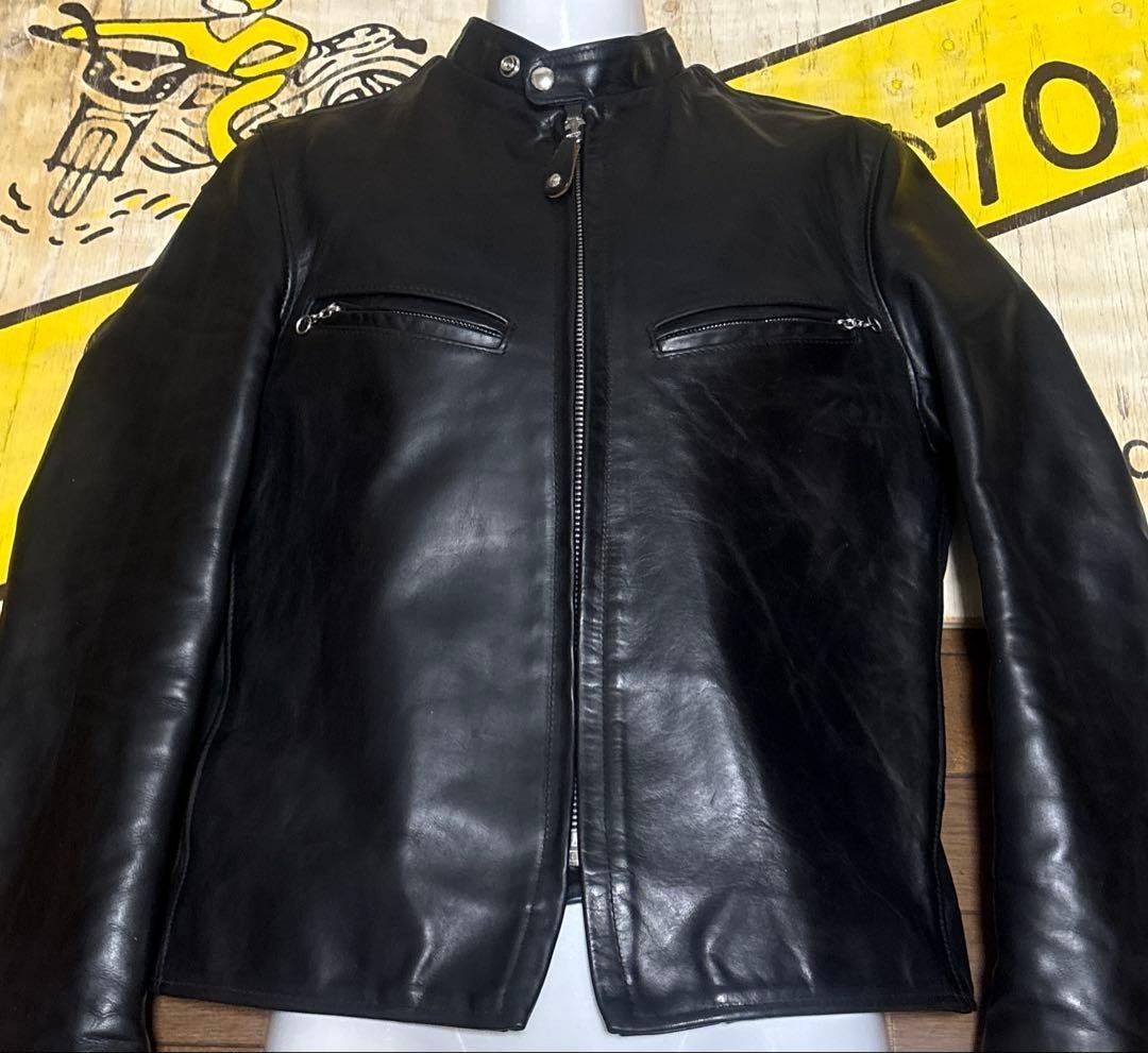 Schott 641SXX Horween Chromexcel Leather Single Riders Jacket Size