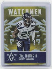 2016 Panini Phoenix #WM-ET Earl Thomas III Watchmen Yellow #/99