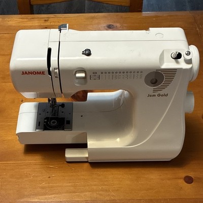 Janome Jem Gold 660 Compact Electric Sewing Machine Free Arm Household *NO CORD*