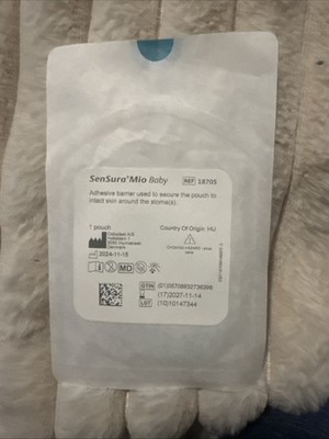 12 Pieces Ostomy Baby Barrier SenSura Mio18705 cut2fit 0-19/16'' 2-piece Flex New
