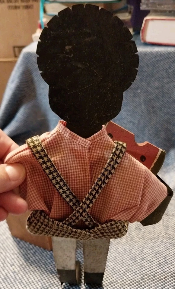 Vintage Tin And Wood Signed "Shadow Dancer"  An American Primitive - Image 4 of 4