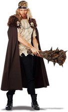 Nordic Men Viking Cape Warlord Style Halloween Costume Accessory 60647