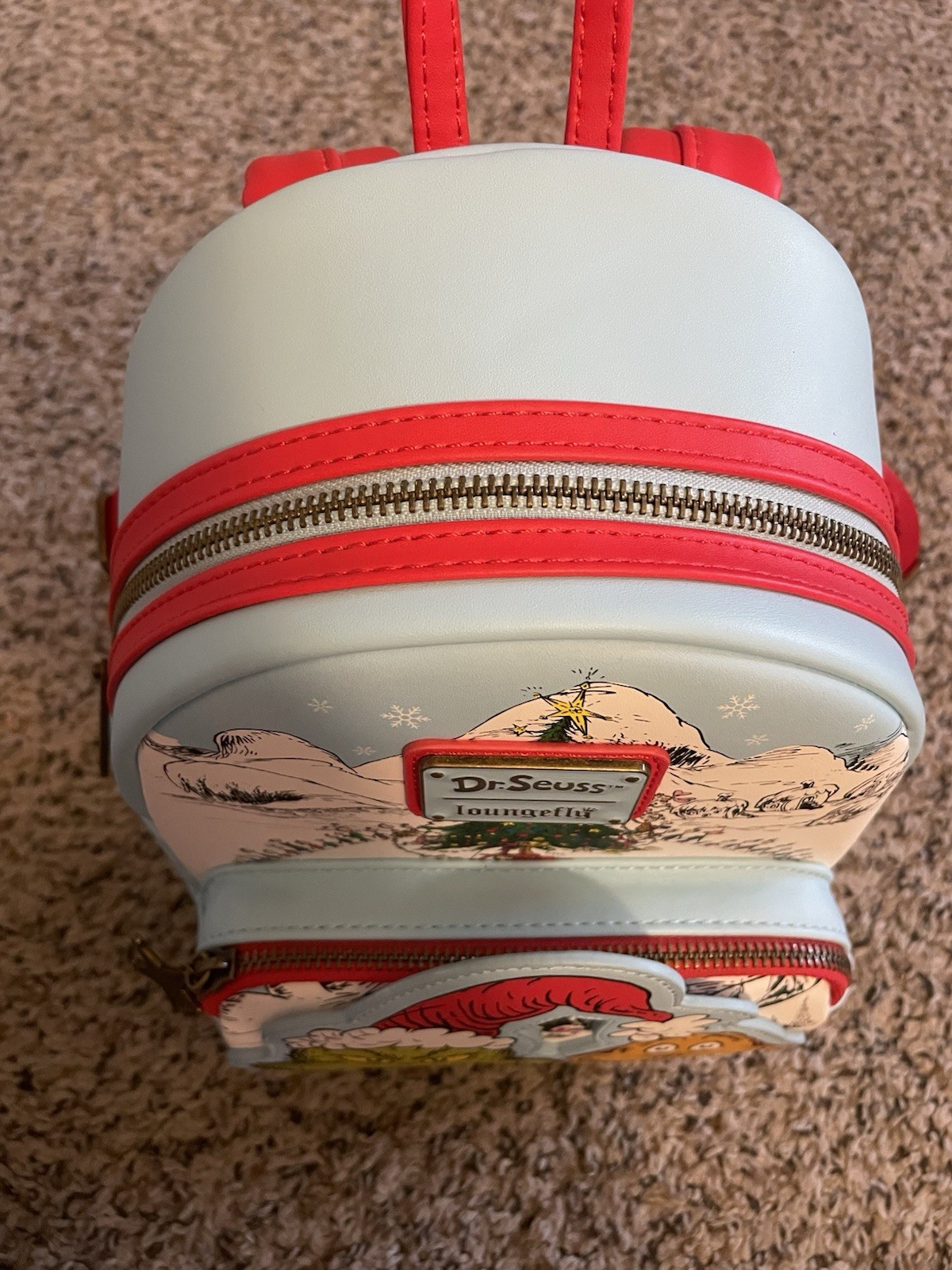 Universal Studios Grinch Max Loungefly Backpack U… - image 7