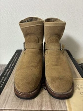 CHIPPEWA Boots Engineer Boots Suede 91070 Beige Size 7E