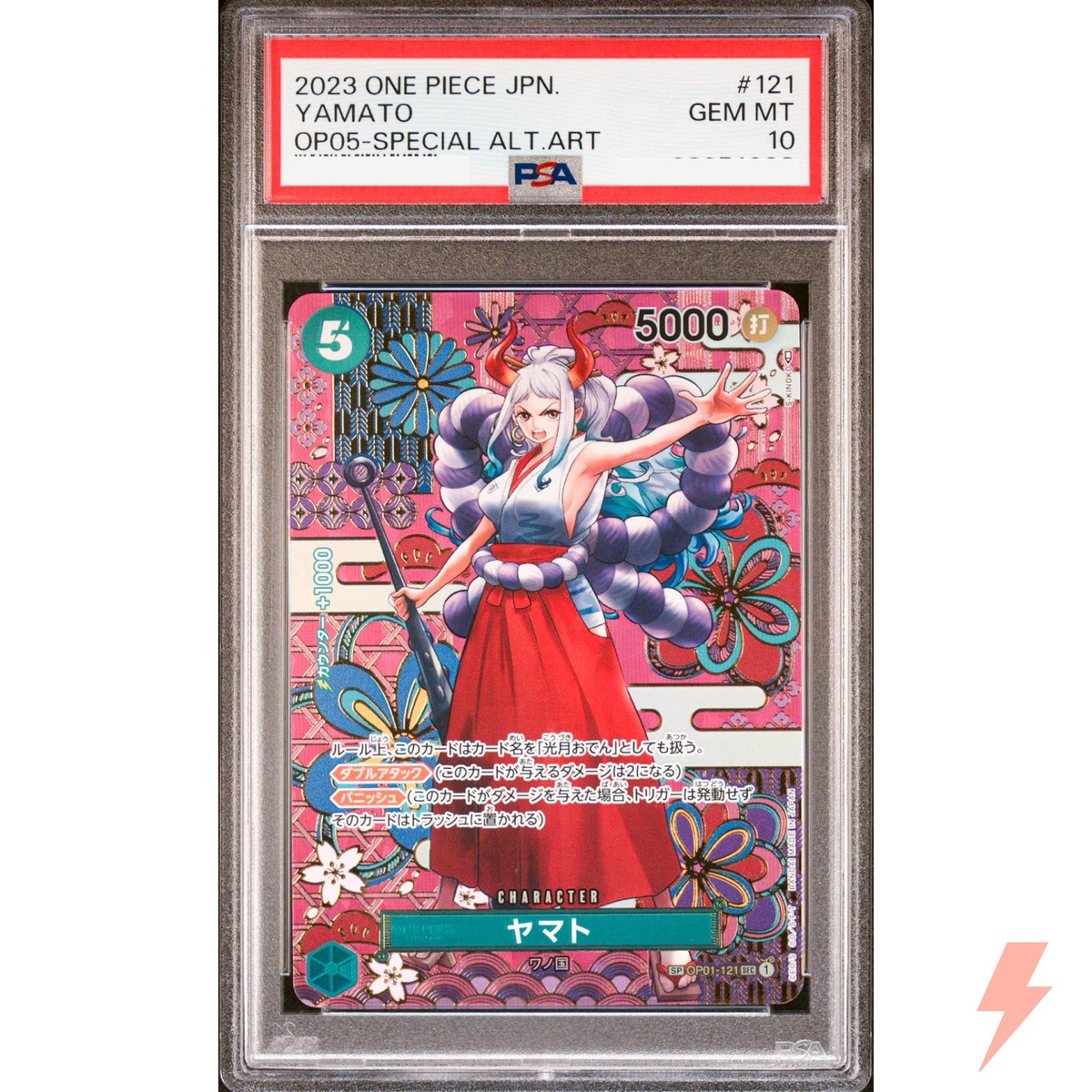 PSA 10 Yamato (SP Alt Art) OP01-121 SEC Awakening of the New Era