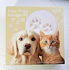 Paw Print Keepsake Kit -Master Paws-Pet Memorial MOLD No Baking-Mess Free 5-5.5"