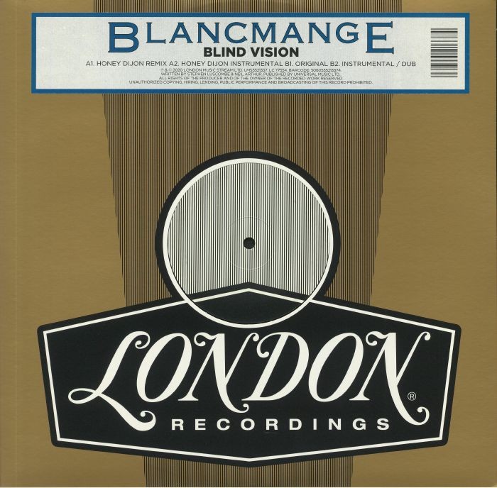 BLANCMANGE - Blind Vision (remixes) - Vinyl (12"")