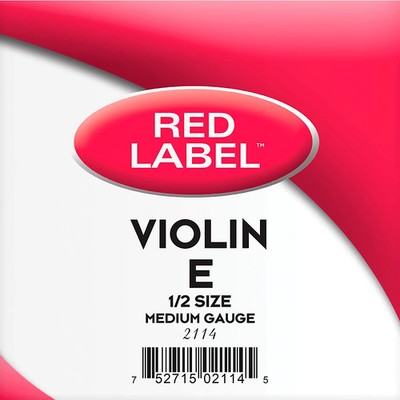 Super Sensitive Red Label Series Violin E String 12 Size, Medium