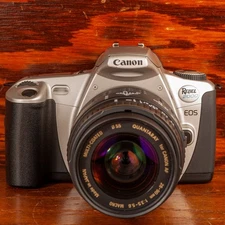 Canon EOS Rebel 2000 35mm Film SLR Camera W Quantaray 28-90mm Lens Tested Works