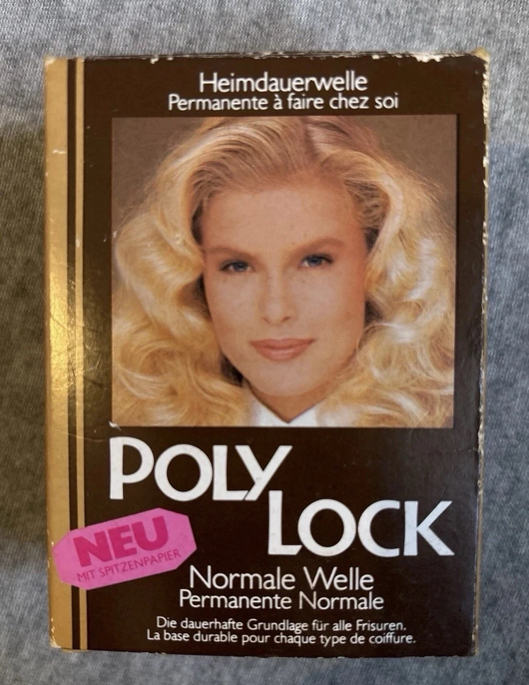 Poly Lock, Normale Welle, West GermanyVerpackung zum Sammeln, Henkel Cosmetic