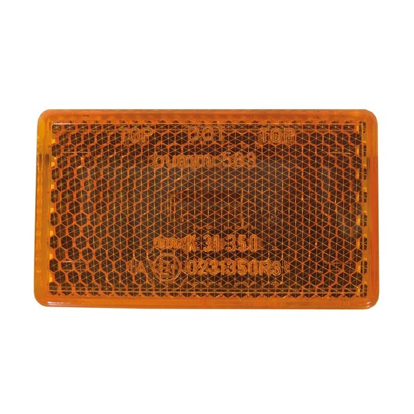 Busch & MüLler 563/2-2 Seitlicher RüCkstrahler E-Bike FüR Starrgabel, Orange-image