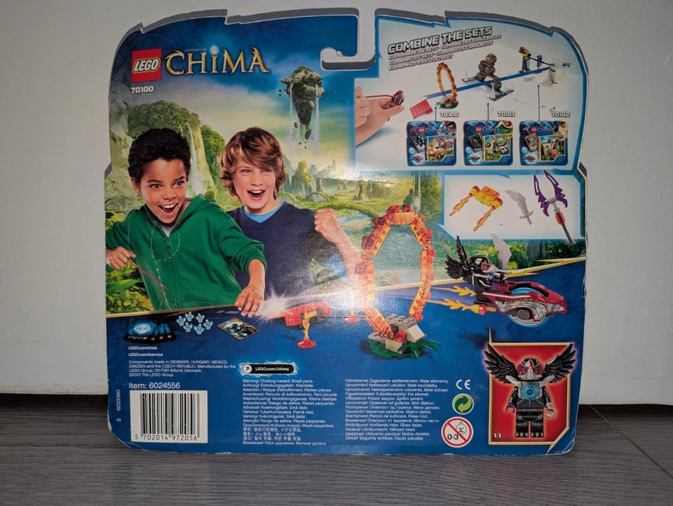 LEGO Legends of Chima Ring of Fire Set 70100 Brand New & Sealed Damaged Box - Image 2 of 2