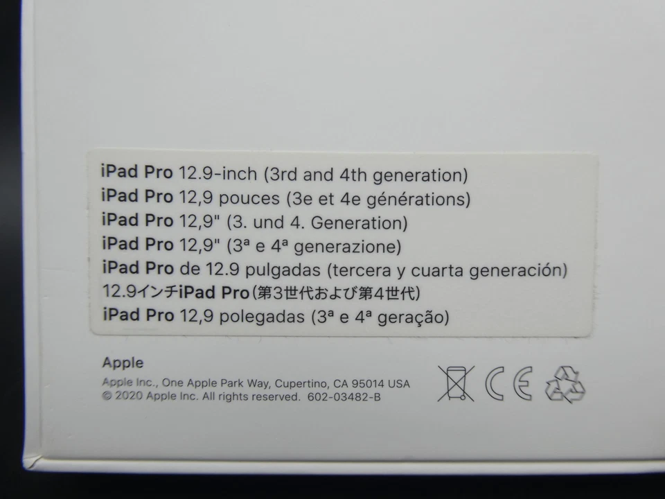 Apple Magic Keyboard for iPad Pro 12.9" 2nd Generation British English MXQT2B/A - Image 4 of 4