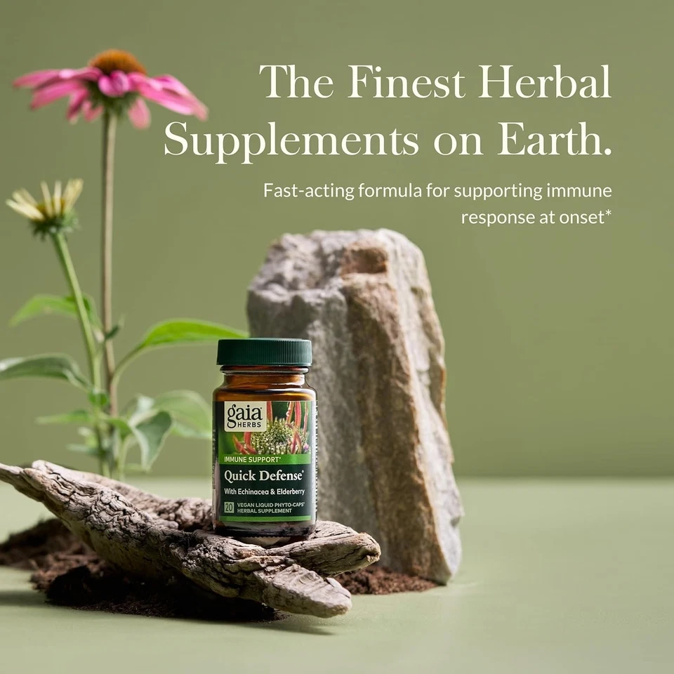 Gaia Herbs Quick Defense - Fast-Acting Immune Support Supplement - Image 2 of 4