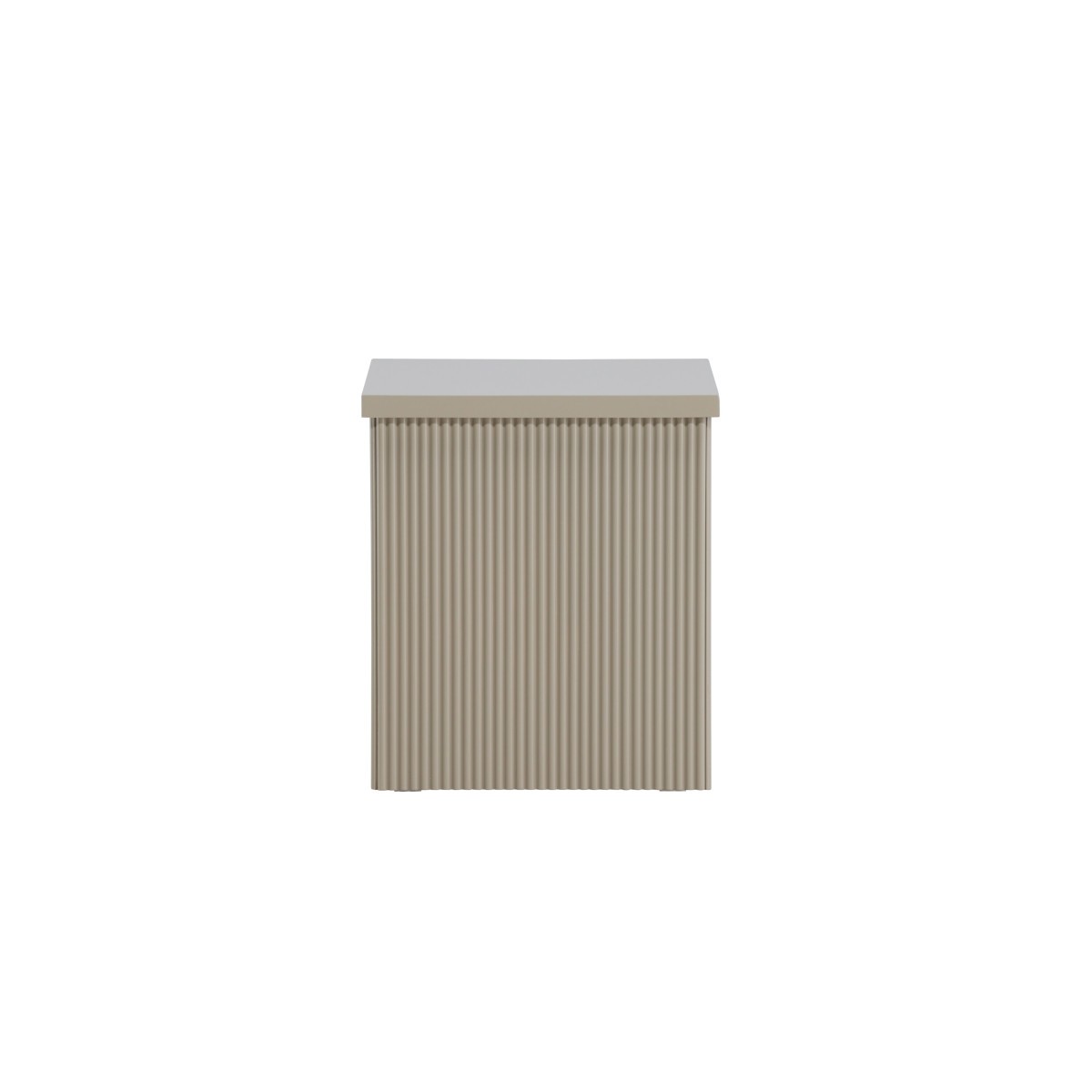 Table d'appoint 45cm Lenox beige gain de place pour petits salons - 4