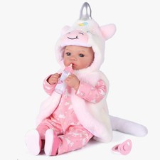 Baby Dolls, 17inch Large Realistic Cute Soft Body Baby Doll Real Life Baby Do...
