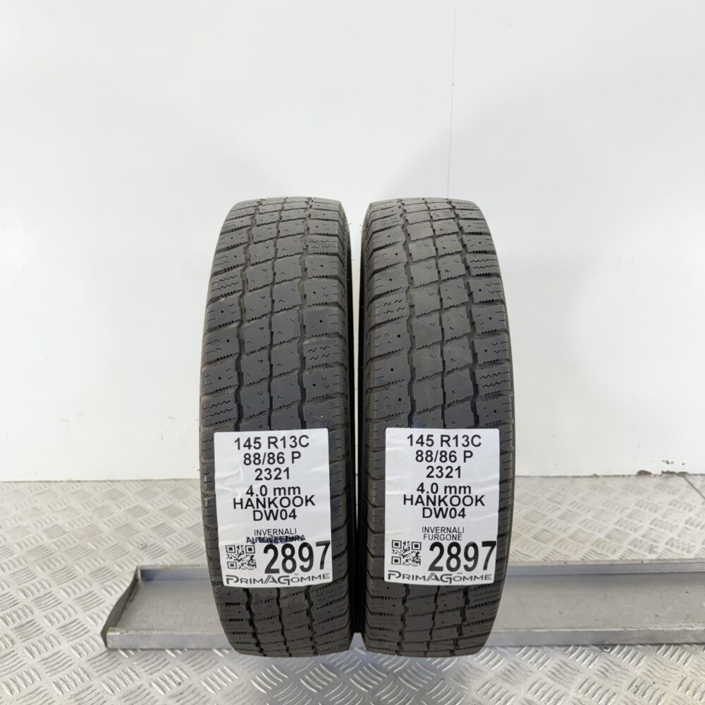Gomme Usate 145 R13C 88/86P Hankook DW04 Invernali