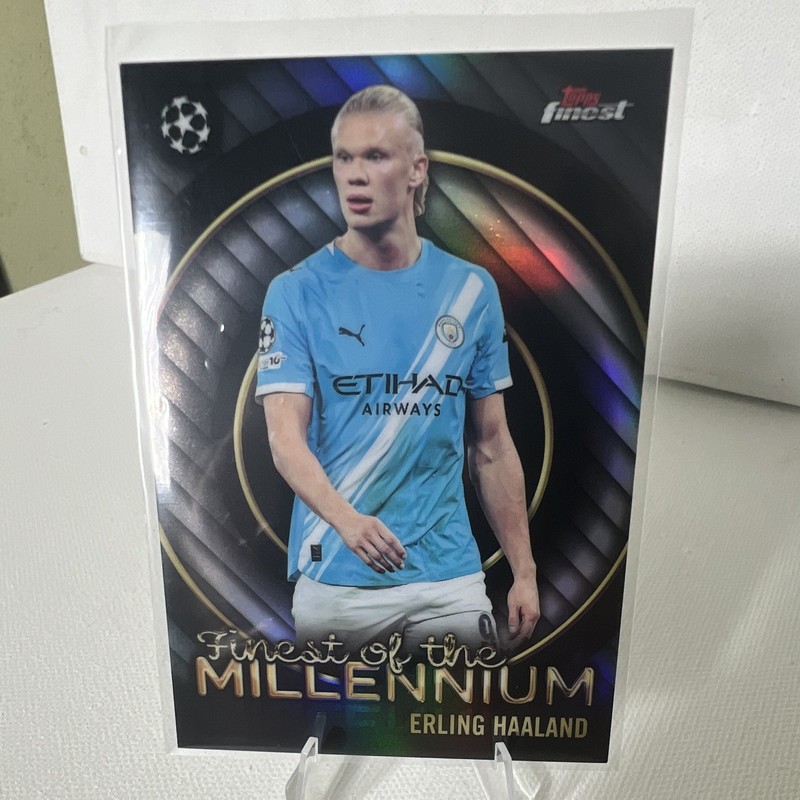 Topps Finest 2026 Erling Haaland Finest of the Millennium Insert #FM-7 Man City