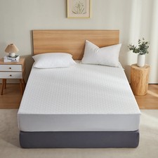 Mattress Protective Cover, 100 Bamboo Fiber,Effectively Protect The Mattress