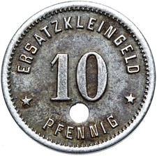 Schlesien Ratibor Racibórz - 10 Pfennig - EISENBAHN - HAUPTWERKSTATT - Eisen