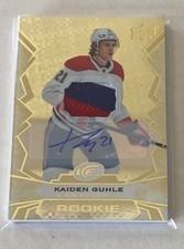 22/23 UD Ice Kaiden Guhle Rookie Patch Auto #’d 12/99