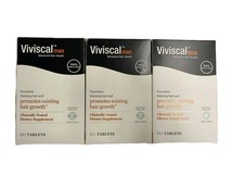 3 Viviscal Man x-strength Advanced Hair Health Growth 180ct Exp 1/27