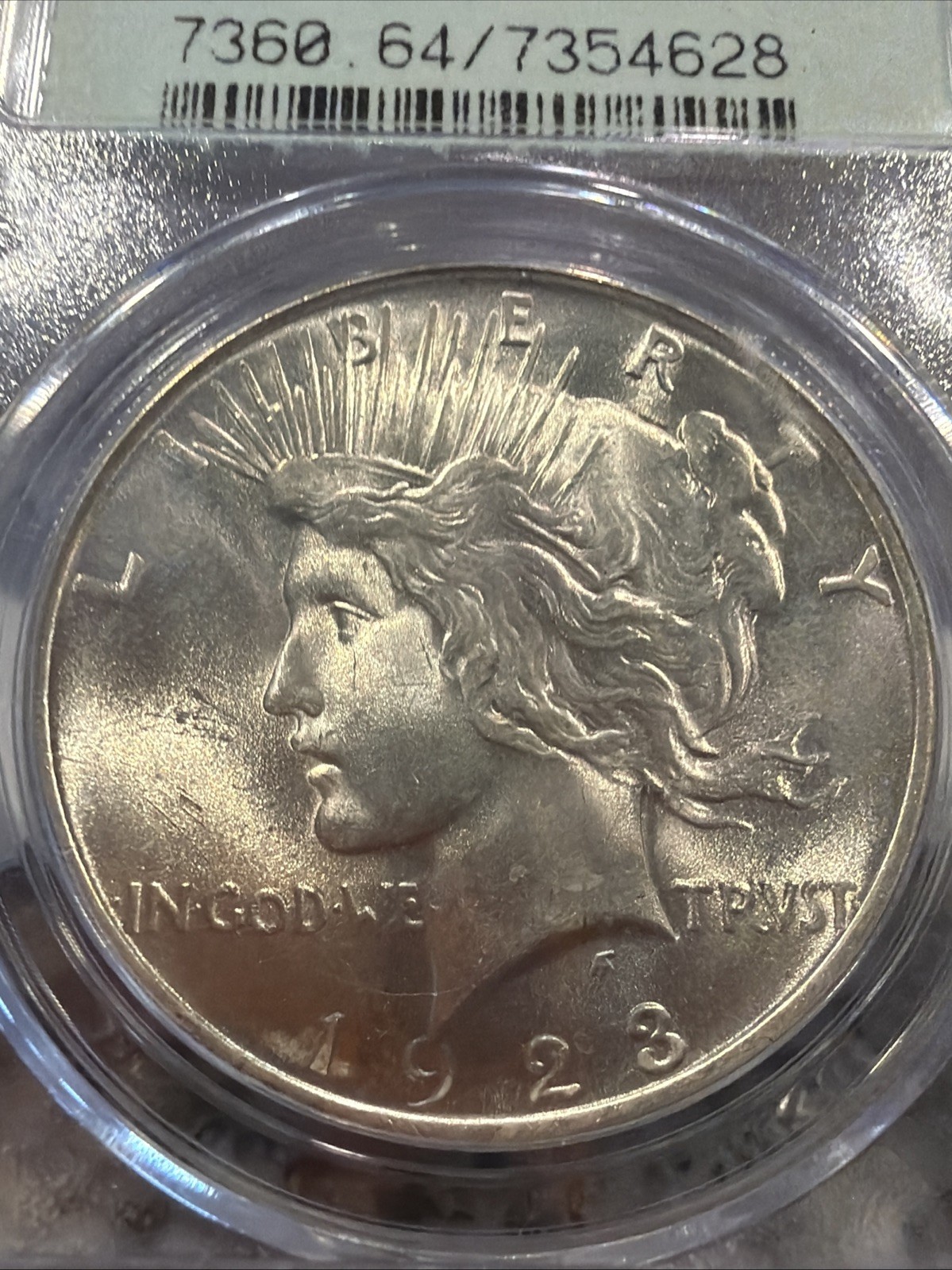 1923 Peace Silver Dollar - PCGS Certified MS64 !!  032420