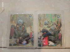 Naruto Trading Card Senju Tsunade and Jiraiya Kayou Authentic Limited