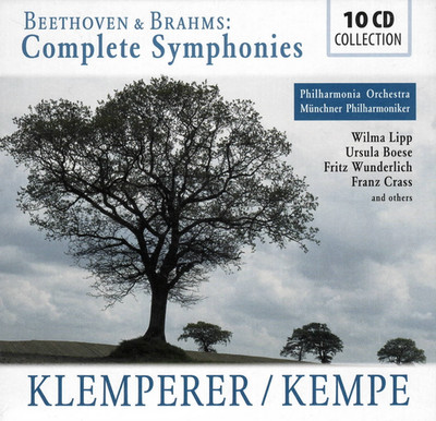 10 CDs Beethoven Brahms COMPLETE SYMPHONIES Klemperer Kempe | excellent (C8071)