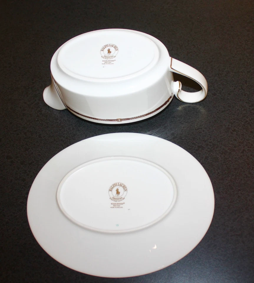 Ralph Lauren Home Wedgwood конная соус лодка и блюдце 1989 - Изображение 2 из 3
