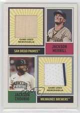 2025 Heritage Dual Player MLB Collection Relics Jackson Merrill Chourio 05nw