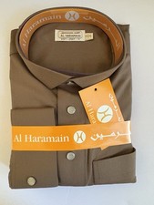 Size 54XL-56L-58L-56XL Men Al-Haramain High Quality Winter Thobe CUFF SLEEVE