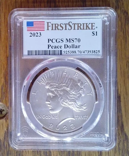 2023 Peace Silver Dollar PCGS MS70 First Strike (825)