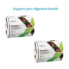 2 Pack Fuxion Prunex 1 Digestive And Colon Support Supplement 28 Sachets Each