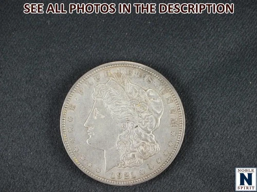NobleSpirit Choice AU / BU Slider 1921 D Morgan Silver Dollar