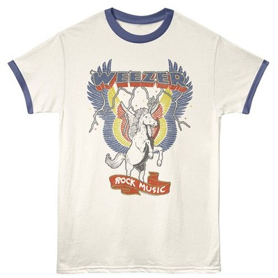 weezer グラフィックTシャツ Mサイズ ブラウン Weezer Head Men's Brown T-Shirt - Walmart.com