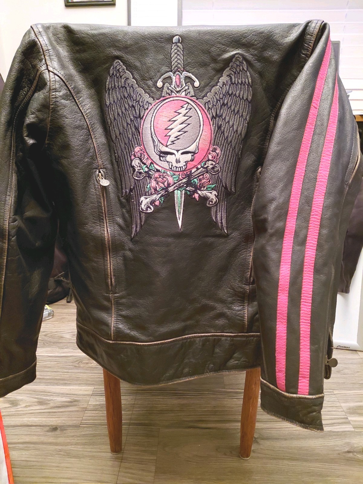 Leather AUTHENTIC Grateful DEAD  JACKET - image 1