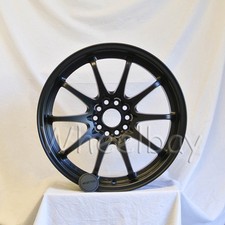 4 Rota Wheel Dpt 18x9.5 5x100 5x114.3 35 Satin Black Last Set