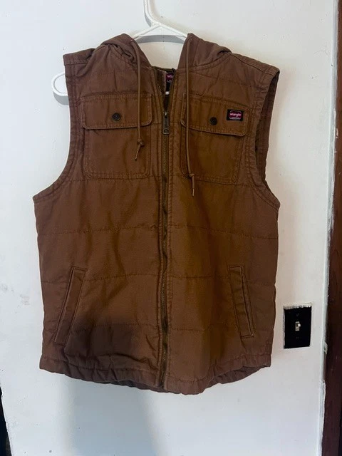 Mens Wrangler Workwear Hooded Vest
Opens in a new window or tab