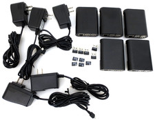 Lot of 5 Raspberry Pi 1 Model B v1.2 - 4GB, Enclosure, Power Supply, Bluetooth