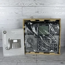 Motorola 4-Line Corded Accessory Desk Phone Black Model ML1100 New No Box READ