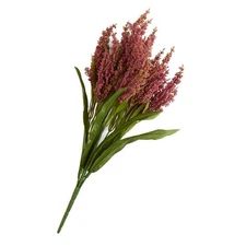 Beauty Pink Artificial Heather 21-1/2" Floral Bush