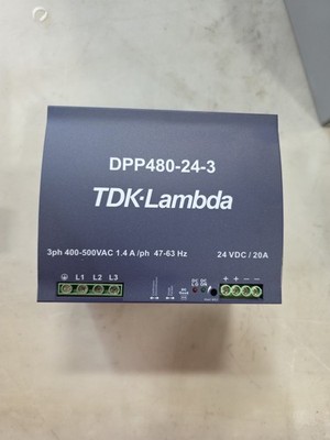 DPP480-24-3 24VDC 480W TDK Lambda 3PH 400-500VAC