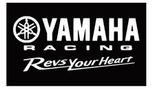 Yamaha Fahne Flagge Banner Motorrad Motorcycle 90 x 150 cm Typ 5 | NEU