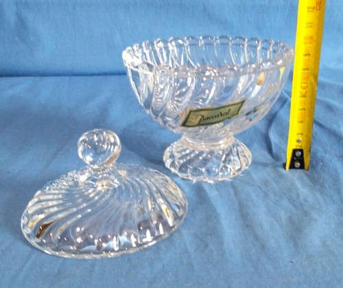 Vintage Baccarat Crystal Bamboo Candy Holder - Picture 20 of 24