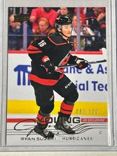 2025-26 Upper Deck Young Guns Exclusives #214 Ryan Suzuki 61/100 - Carolina