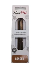 KnitPro - Ginger - 5 in. Double Pointed Needles - 3.25mm 12.5cm US 3 - KNPR31306