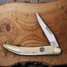 Hen & Rooster Int Toothpick Folding Knife Satin 1.4116 Steel Blade Bone Handle