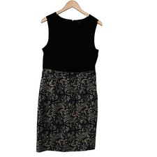 Talbots Floral Sleeveless Sheath Dress Size 10